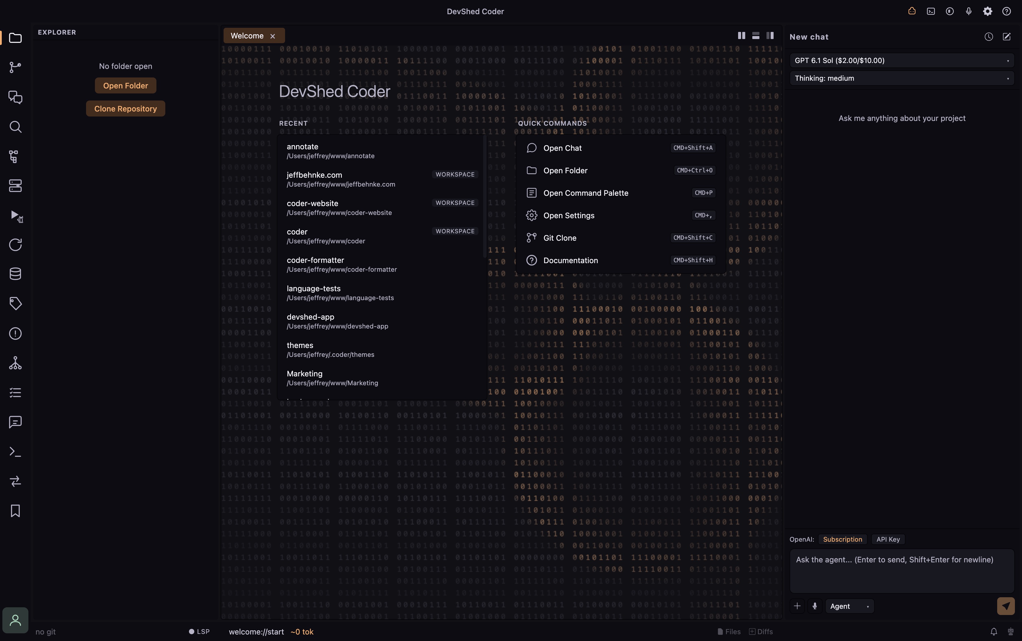 DevShed Coder development environment